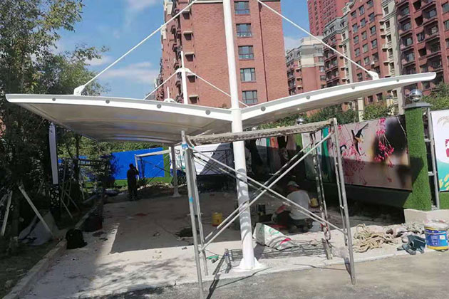 哈爾濱膜結構車棚